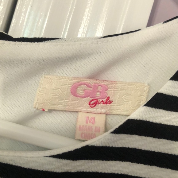 Gianna Bini Girls Striped Dress - Picture 2 of 3